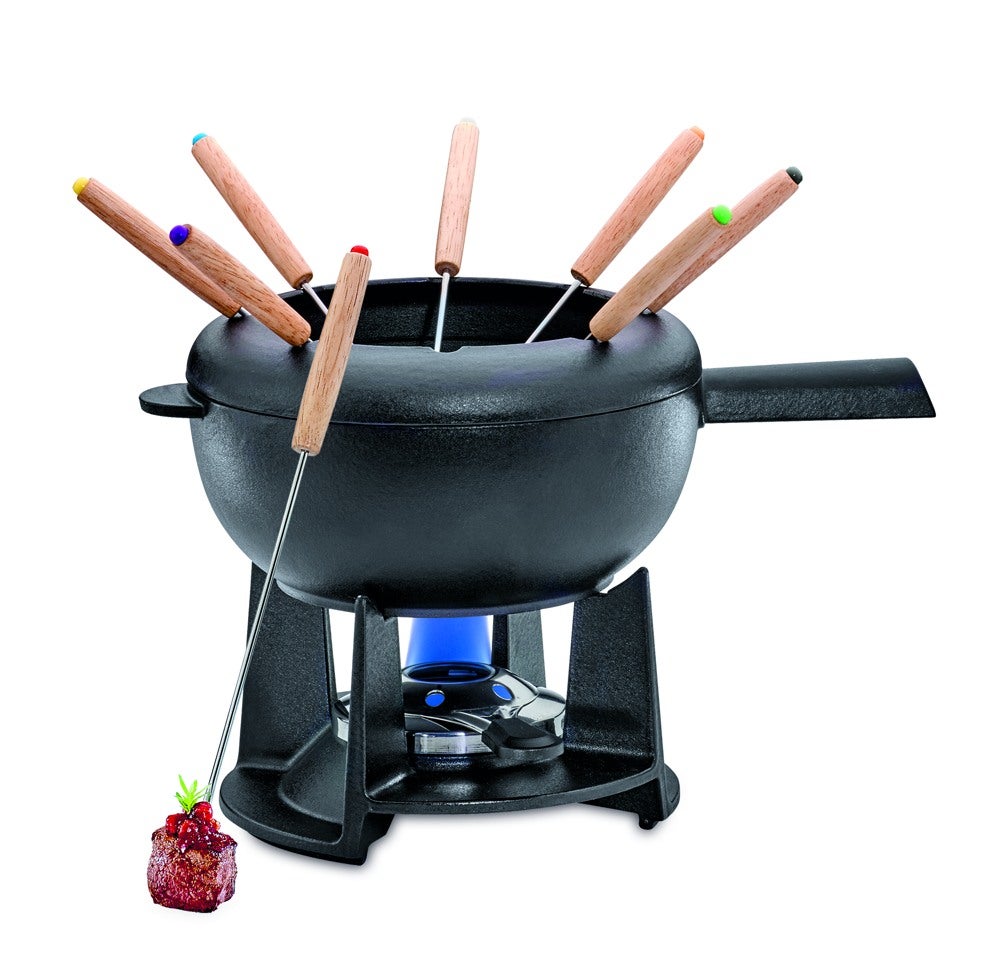 Fondue-Garnitur SAAS-FEE, schwarz Fondue-Garnitur SAAS-FEE, schwarz