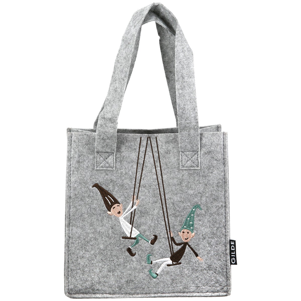Filztasche "Nils" hellgrau 20x20cm