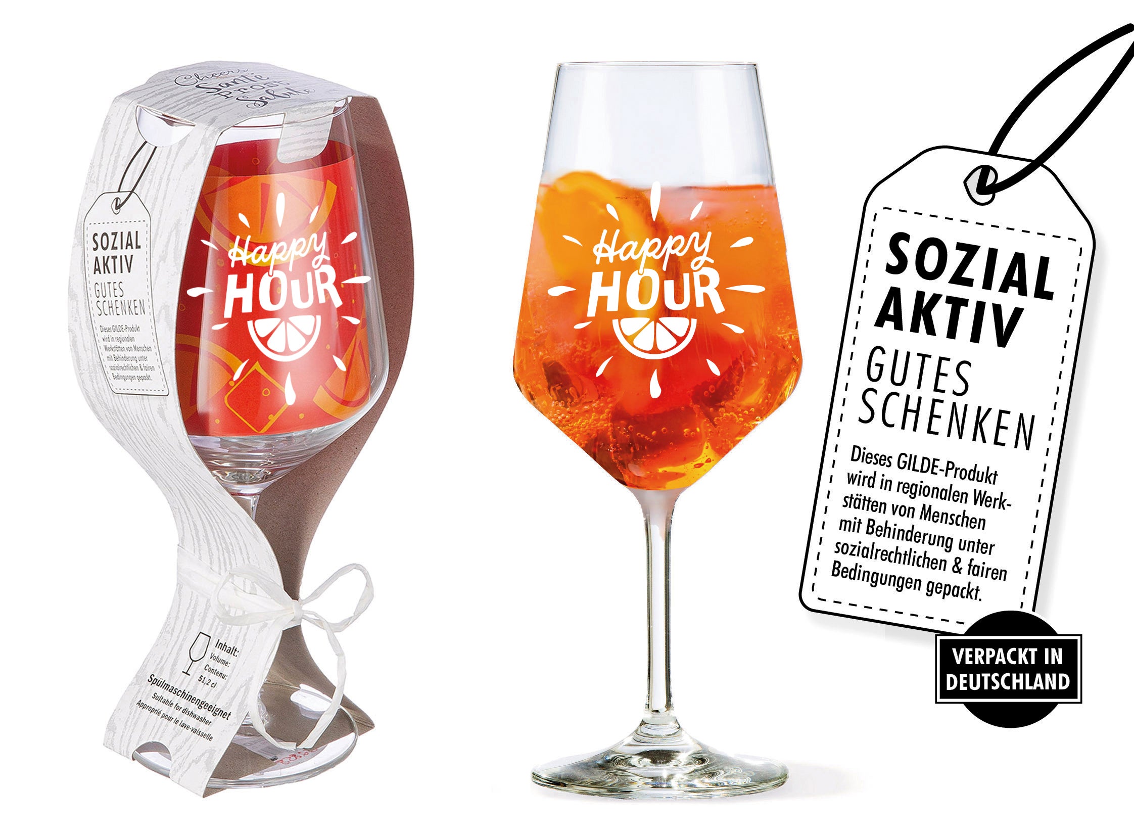 Weinglas Nr.16 "Happy Hour"