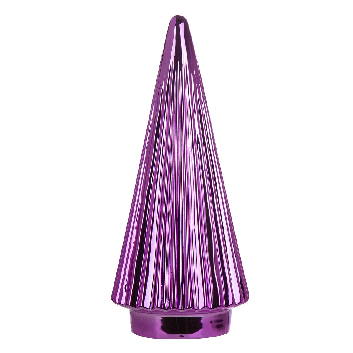 Tannenbaum "Empress" 14,5x25,5cm lila (Keramik)