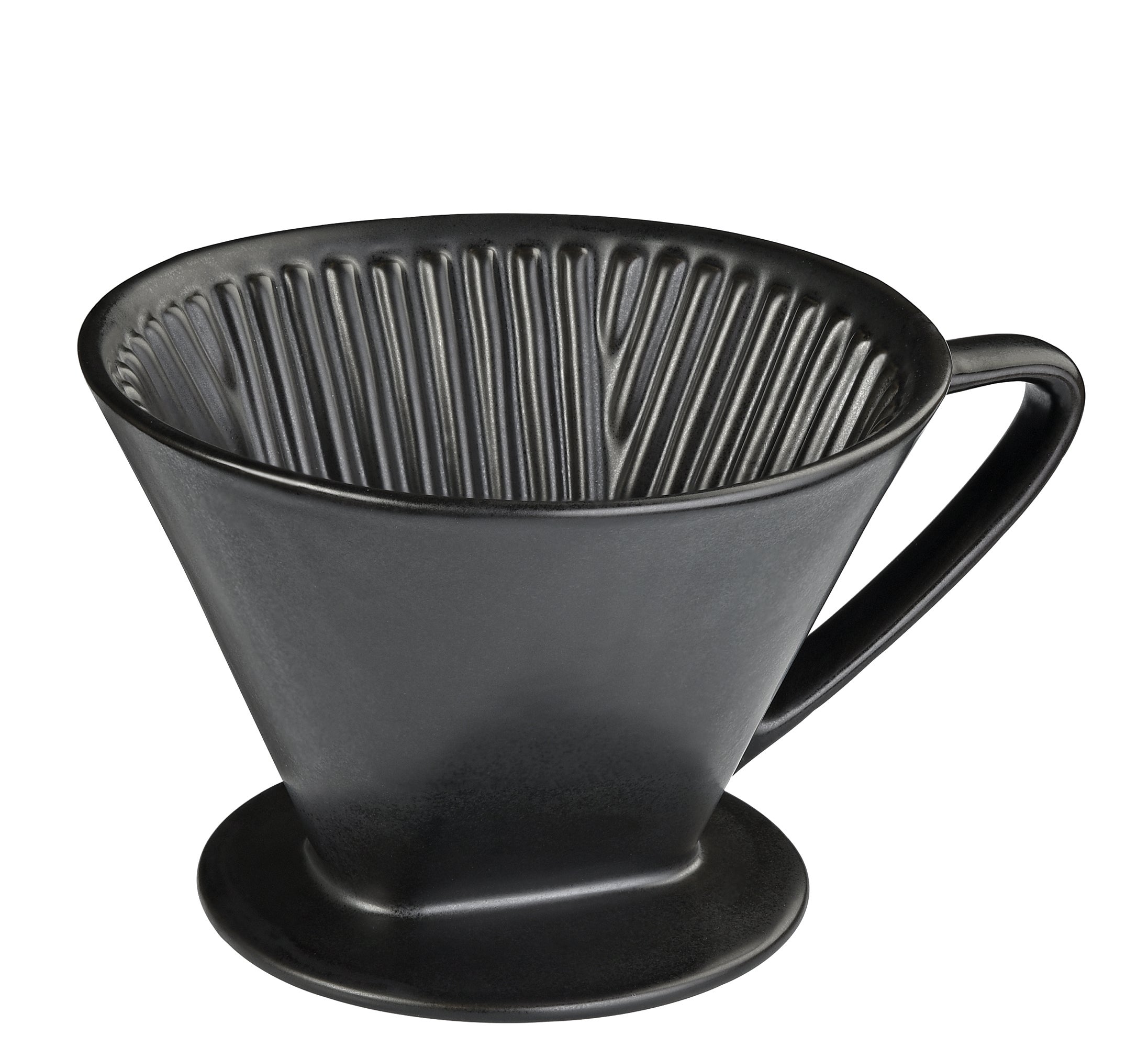 Kaffeefilter schwarz matt - Größe 4 Kaffeefilter schwarz matt - Größe 4