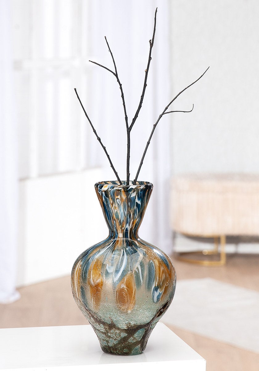 Vase "Bronko" 24cm (Glass Art)