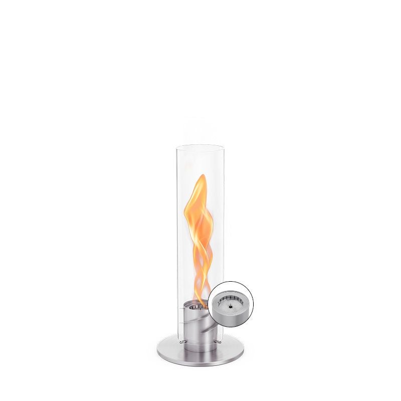 Tischfeuer 900 SPIN silber