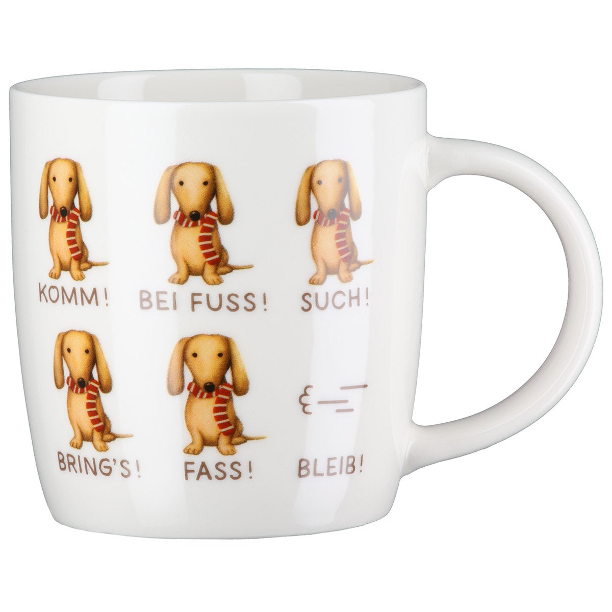 Tasse "Frieda mit Kommandos" 380ml