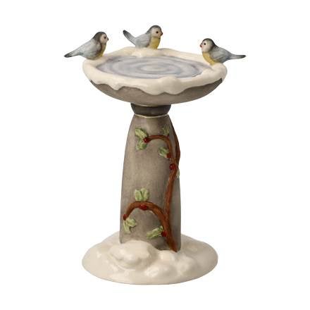"Winterliches Vogelbad" 9,5cm (Im Winterwald) "Winterliches Vogelbad" 9,5cm (Im Winterwald)