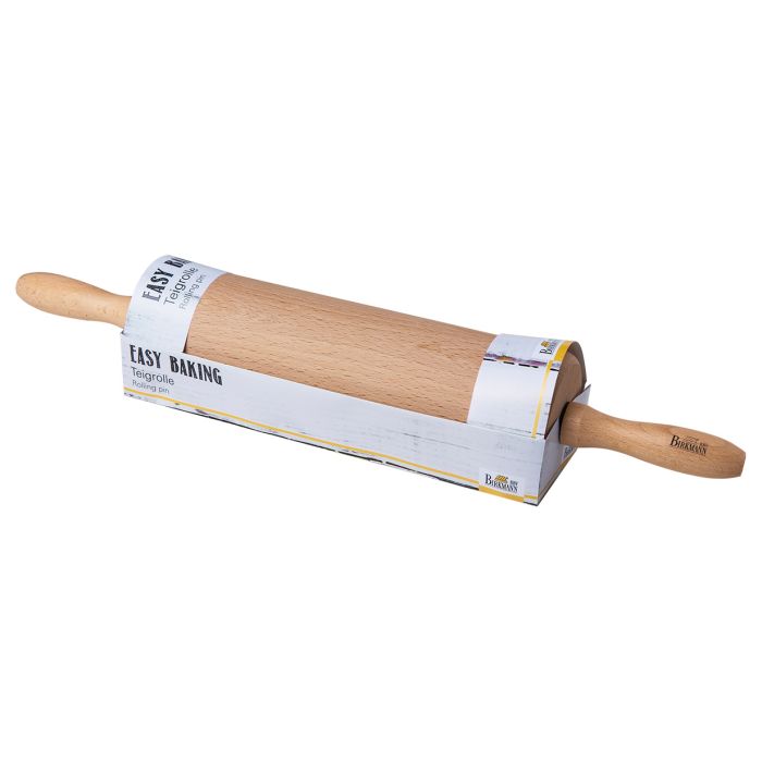 Teigrolle 25cm Holz, mit Metallachse - EASY BAKING