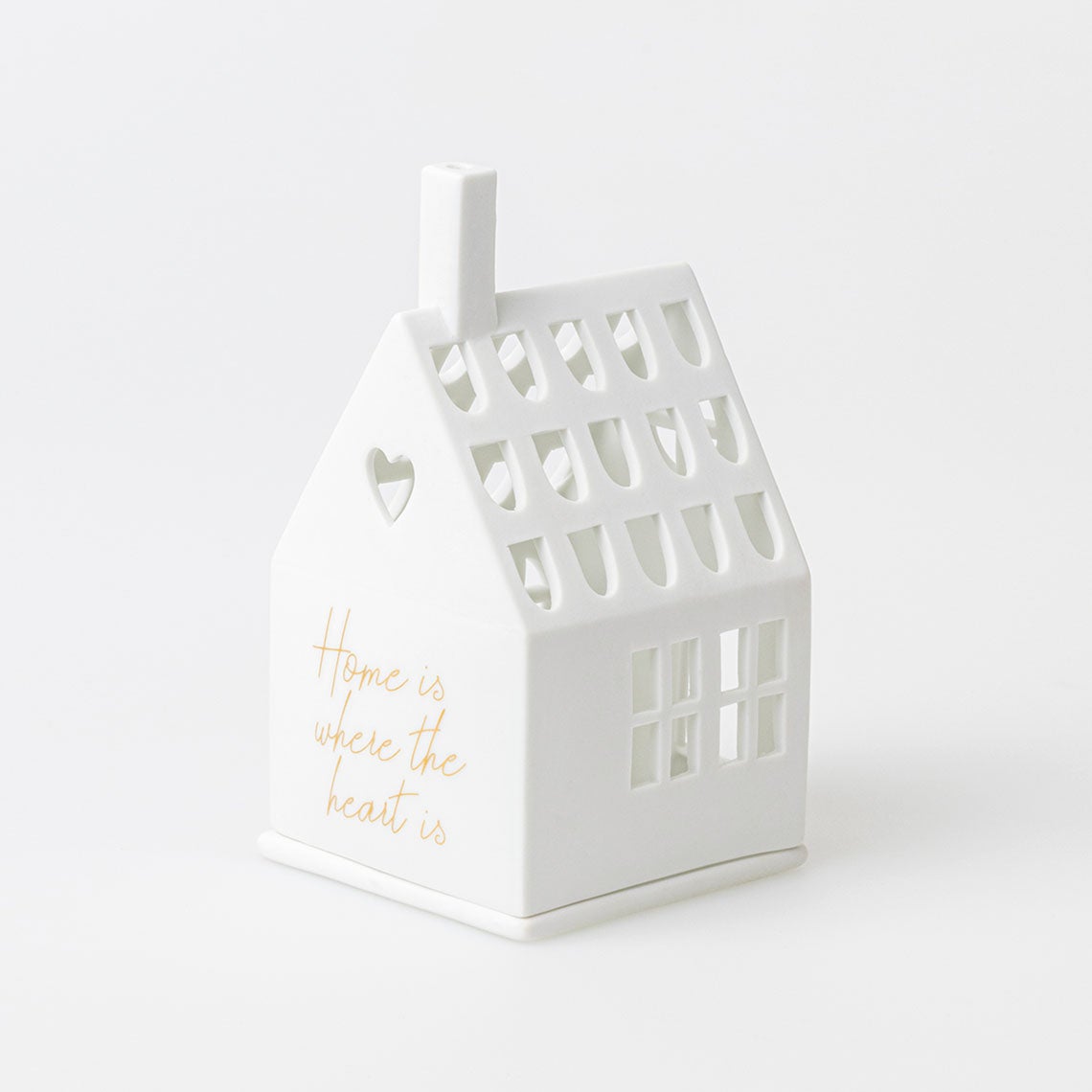 Lichthaus "Home is where the heart is" 13cm