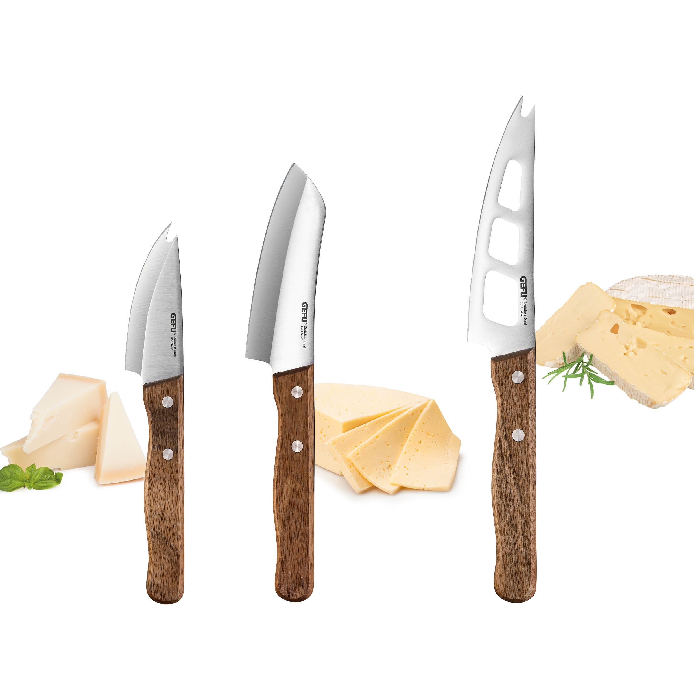 Käsemesser-Set CAVINA, 3-teilig