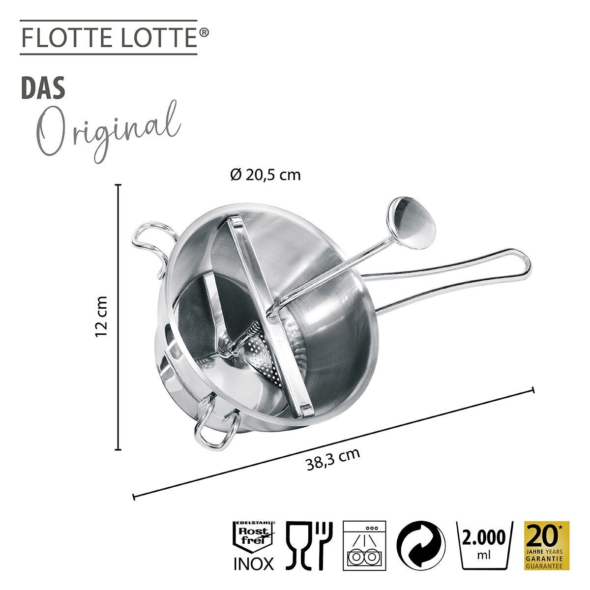 Passiergerät Original FLOTTE LOTTE, m. 4 Scheiben