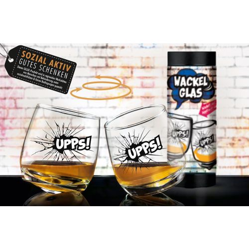 2er Set Wackelgläser "UPPS" 2er Set Wackelgläser "UPPS"