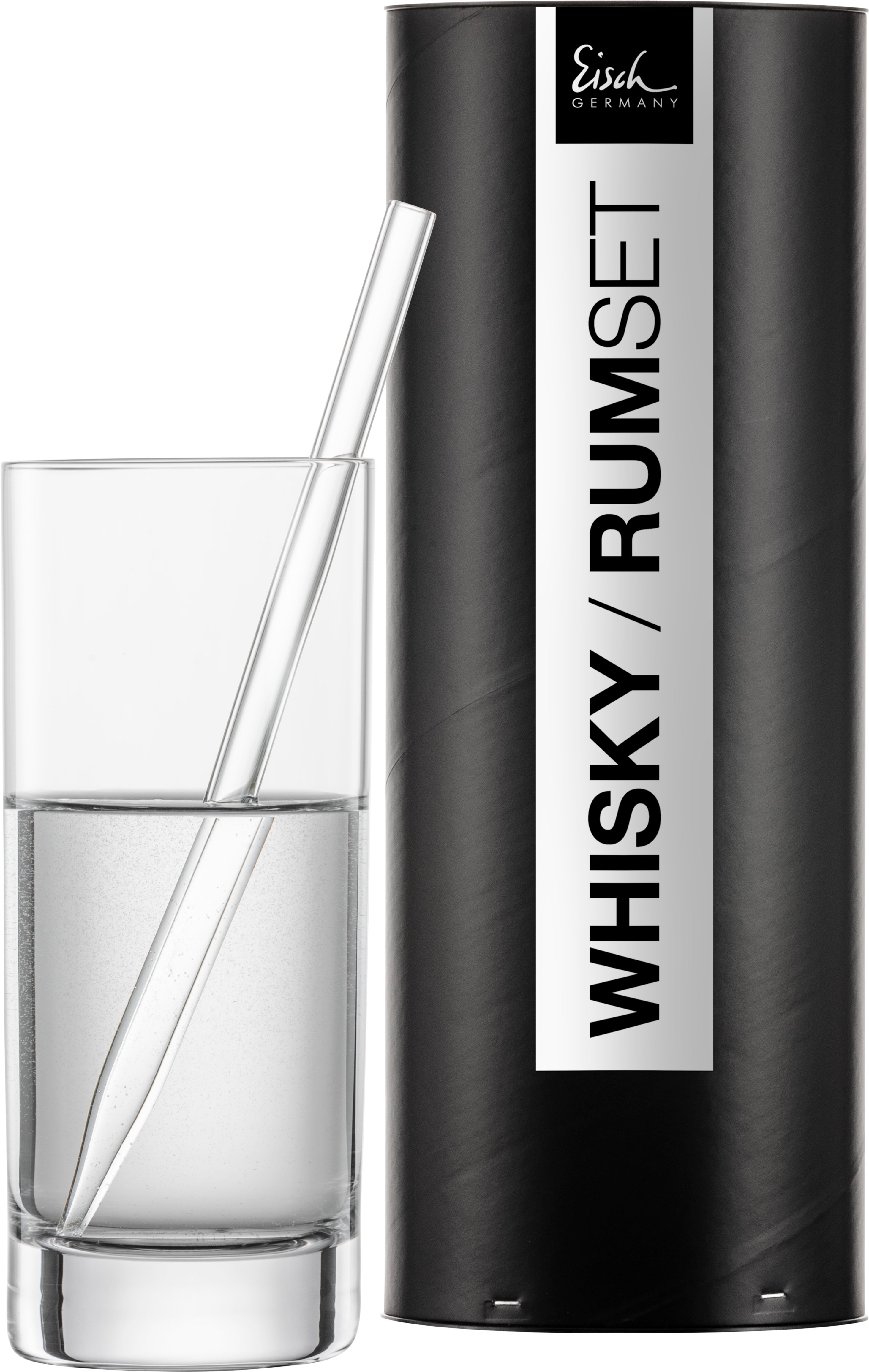 Whisky Pipetten Set 2-tlg- GENTLEMAN klar (Pipette klar + Wasserglas) in Geschenkröhre 999/19 Whisky Pipetten Set 2-tlg- GENTLEMAN klar (Pipette klar + Wasserglas) in Geschenkröhre 999/19