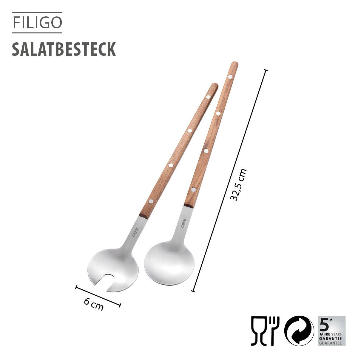 Salatbesteck FILIGO, 2-teilig