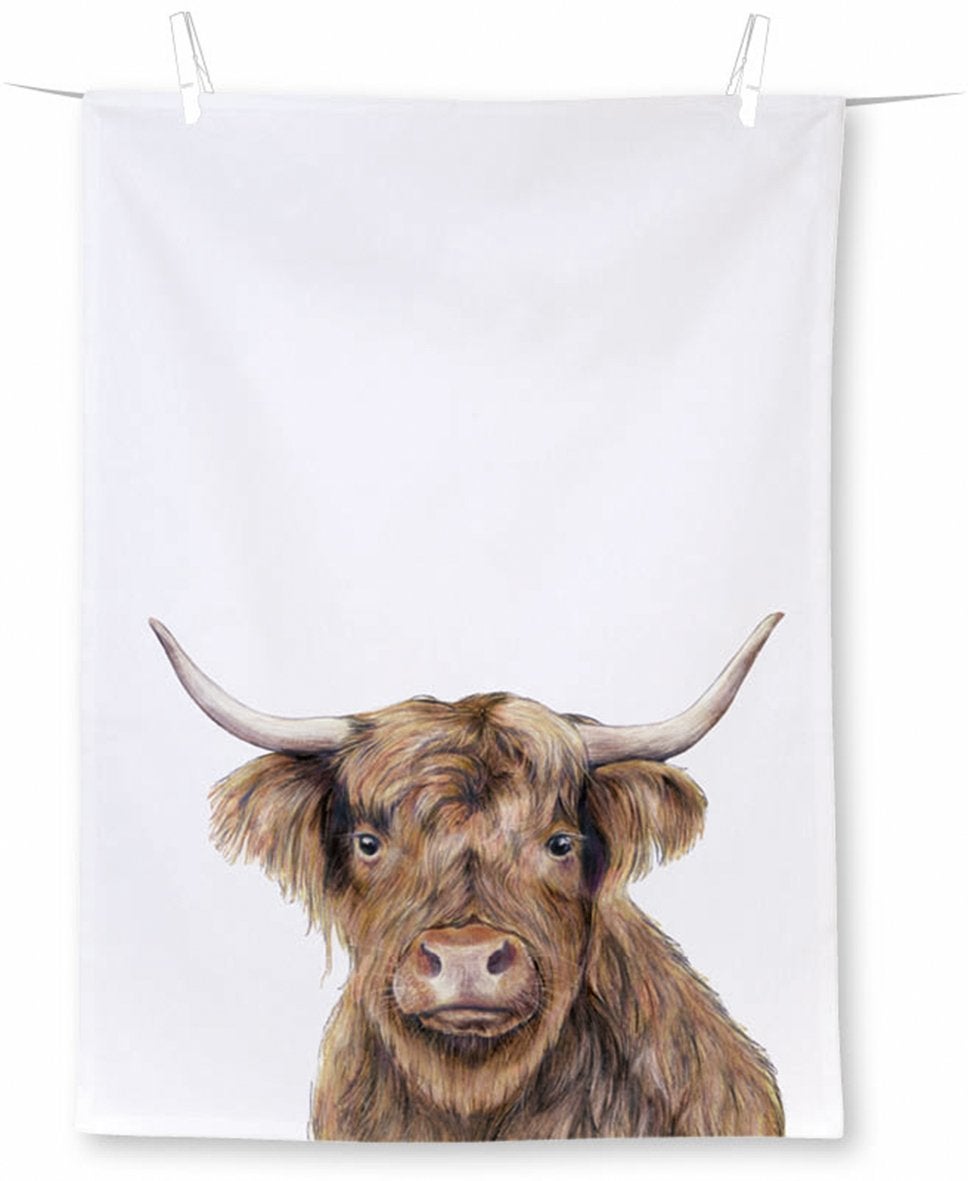 Geschirrtuch FARM HIGHLAND CATTLE (70cmx50cm)