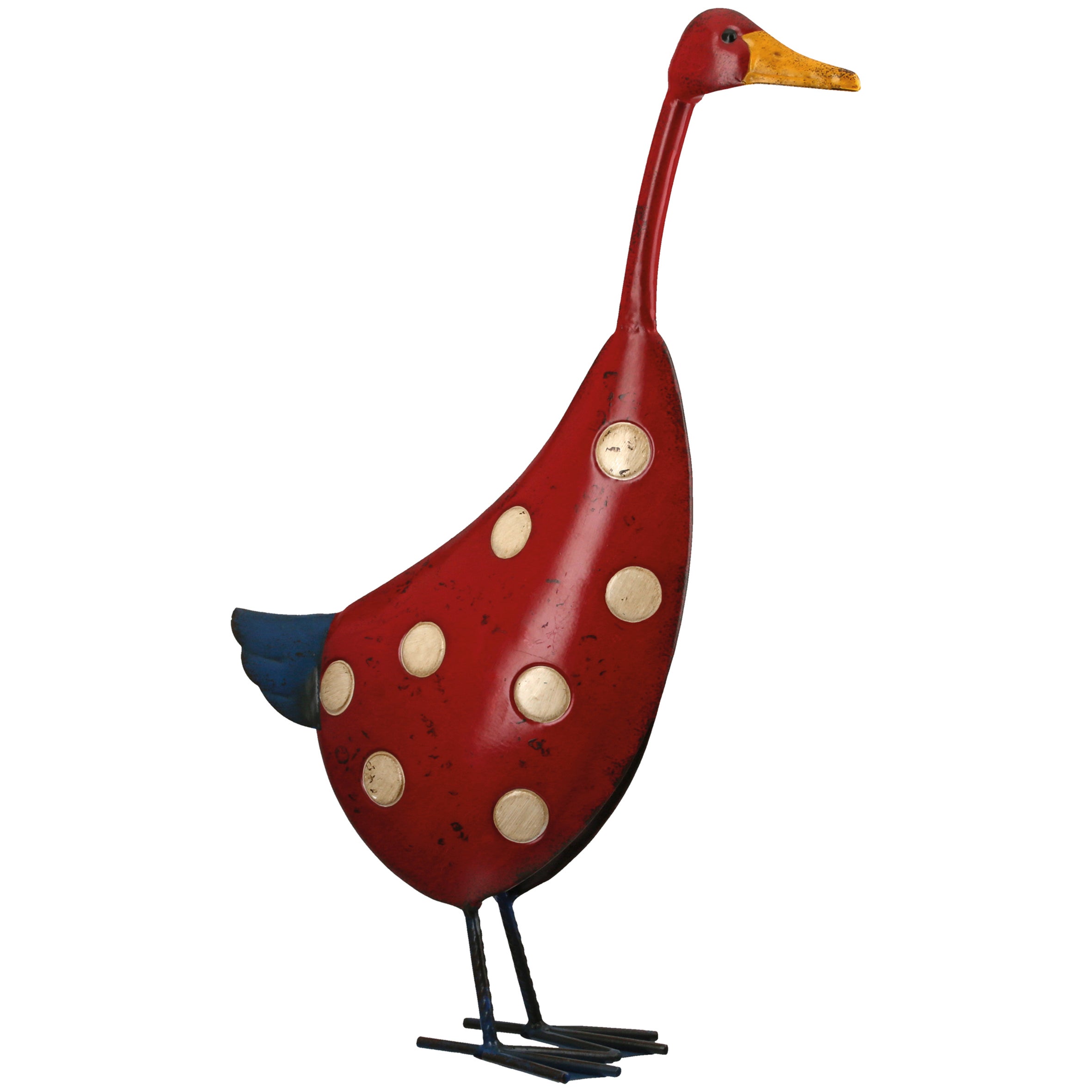 Gans 42cm "Olav" gepunktet rot (Eisen)