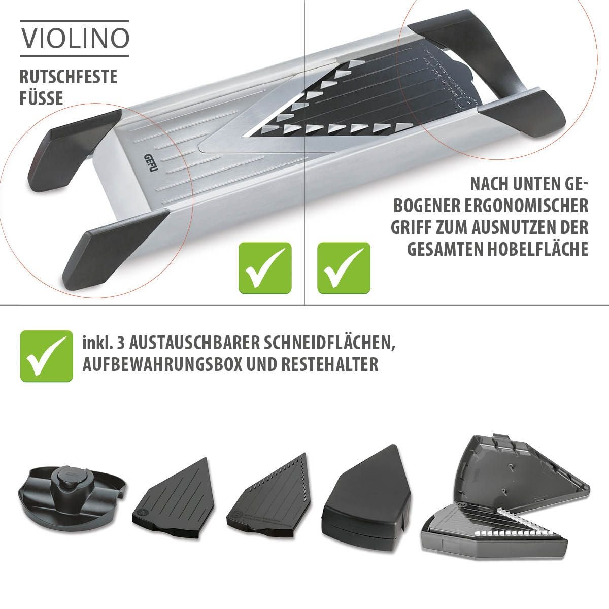 Gourmet-Hobel VIOLINO