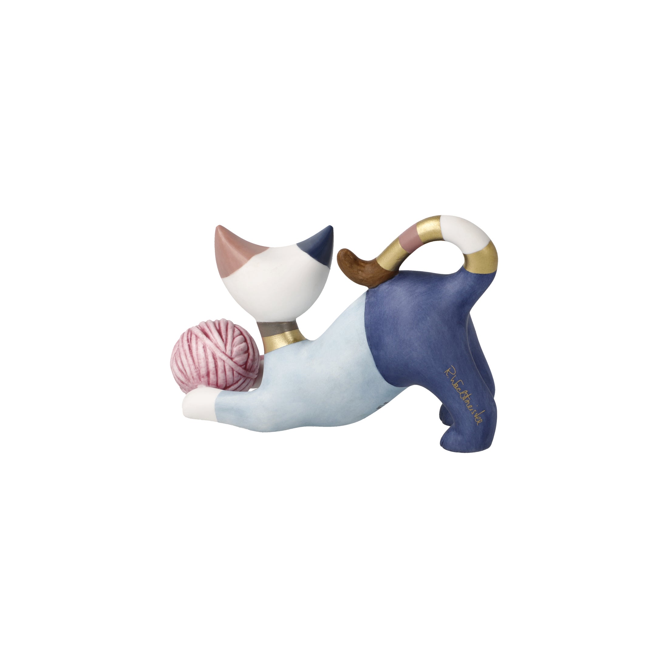 Katze "Gioco col gomitolo" (Rosina Wachtmeister)