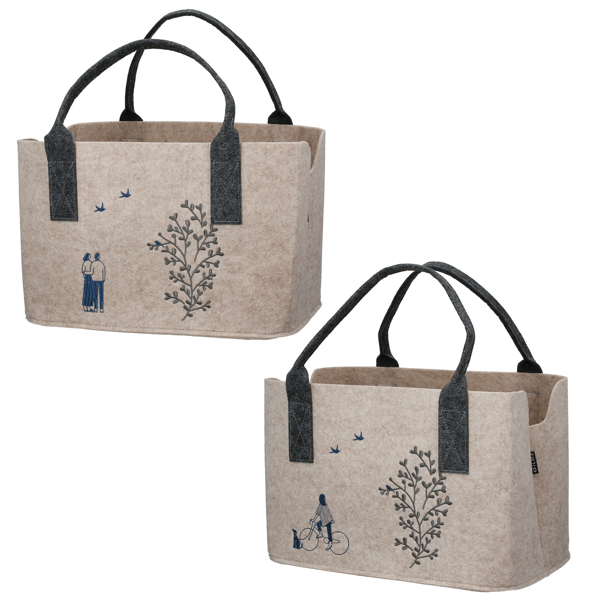 Filztasche "Moments" Fahrrad