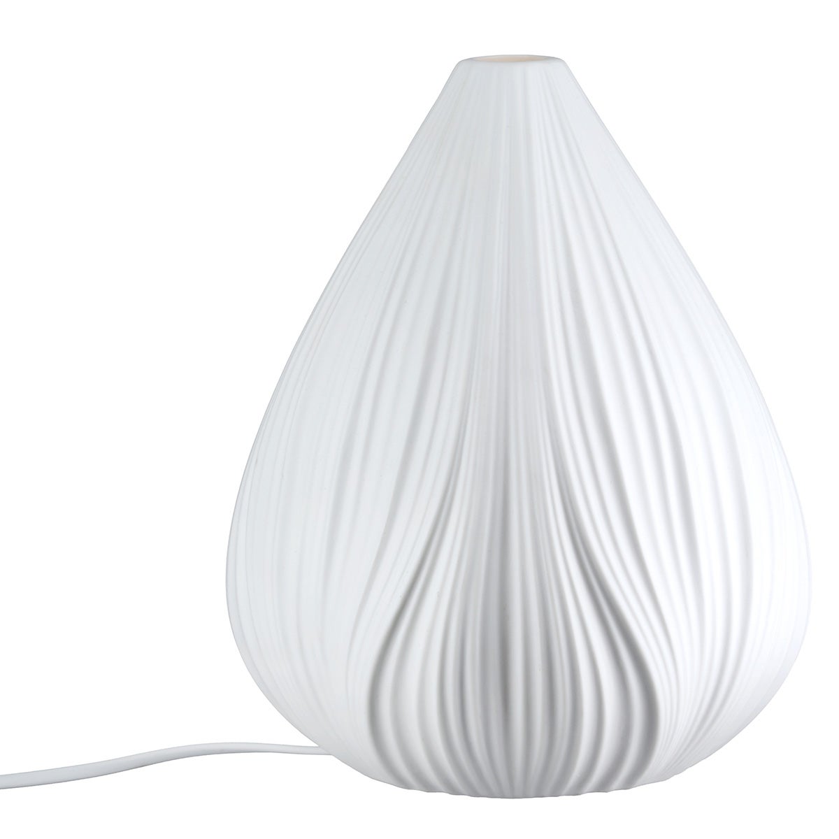 Leuchte "Cocoon" 26cm Tropfen (Porzellan)