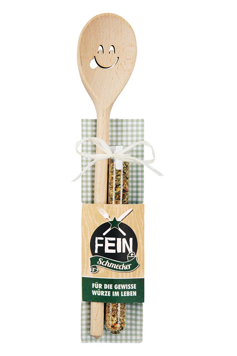 Kochlöffel & Gewürzmischung "FEIN Schmecker"
