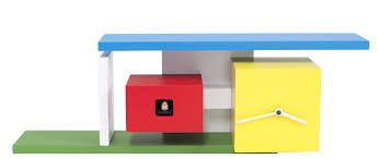 Wand- / Standuhr MIES bunt (Barbero Design) 2. Wahl