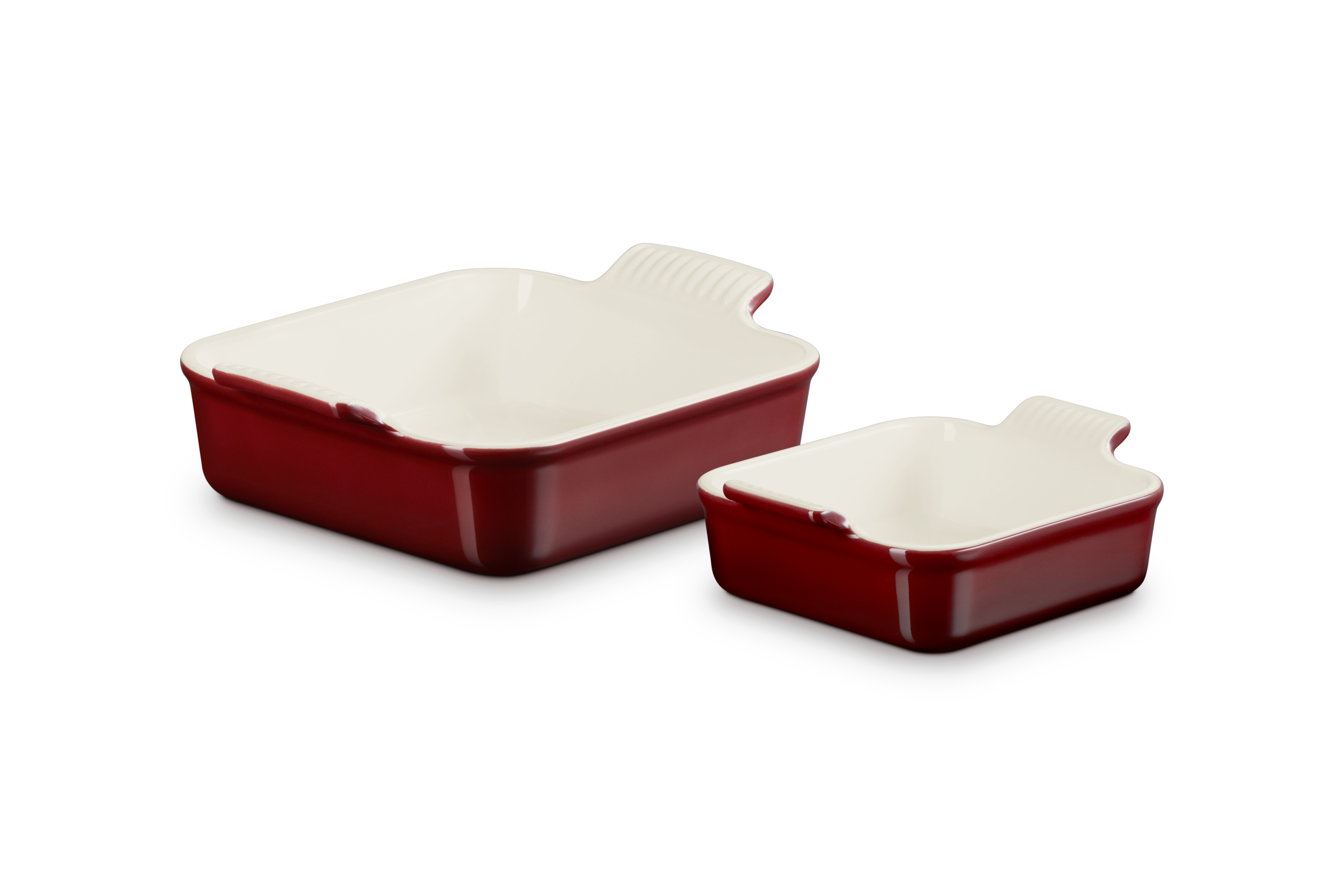 2-tlg. Set Auflaufformen 13&20cm quadratisch GARNET (Klassik) 2-tlg. Set Auflaufformen 13&20cm quadratisch GARNET (Klassik)