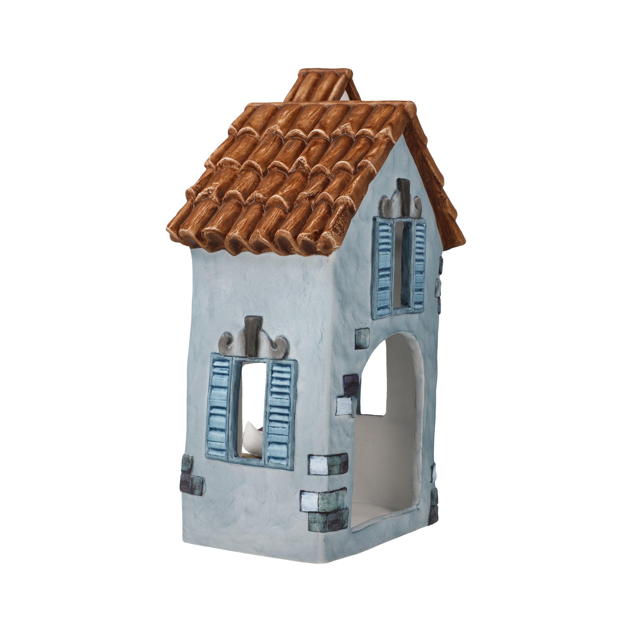 Haus mit Katze "Via Galileo Galilei" (Rosina Wachtmeister)