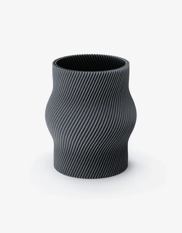 Vase BELLY 15cm - Stone Grey Vase BELLY 15cm - Stone Grey
