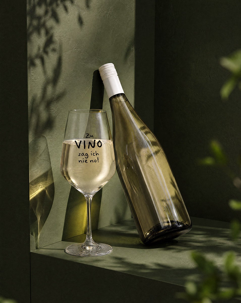 Weinglas Nr. 17 "Zu Vino sag ich nie no"