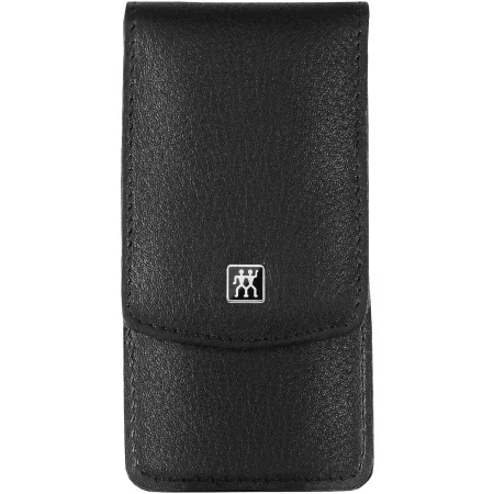 Nagelpflege-Set 3-tlg. in schwarz (Nagel- und Hautschere, Nagelfeile, schräge Pinzette)