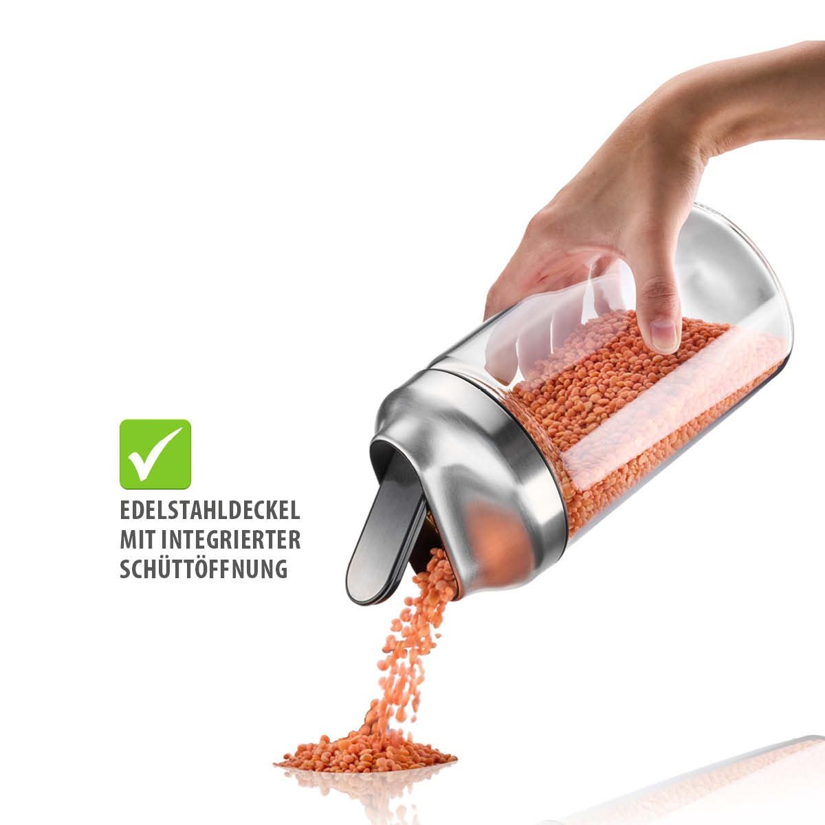 Vorratsdosen-Set KIPPO, 1000 ml, 2 Stück