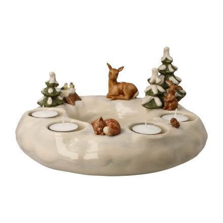 Adventskranz 27x5,5cm "Winterwald" (Im Winterwald) Adventskranz 27x5,5cm "Winterwald" (Im Winterwald)