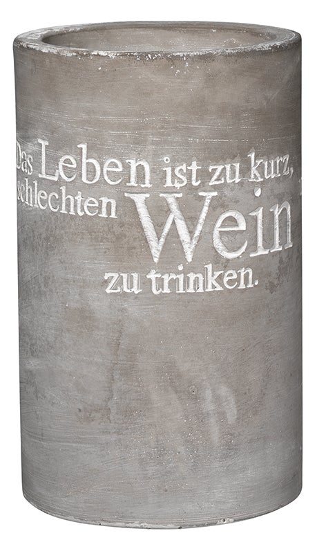 Weinkühler “Das Leben ist zu kurz...“