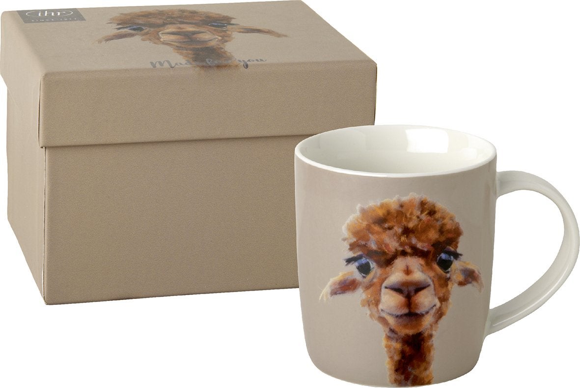Henkelbecher ALPACA FERNANDO brown