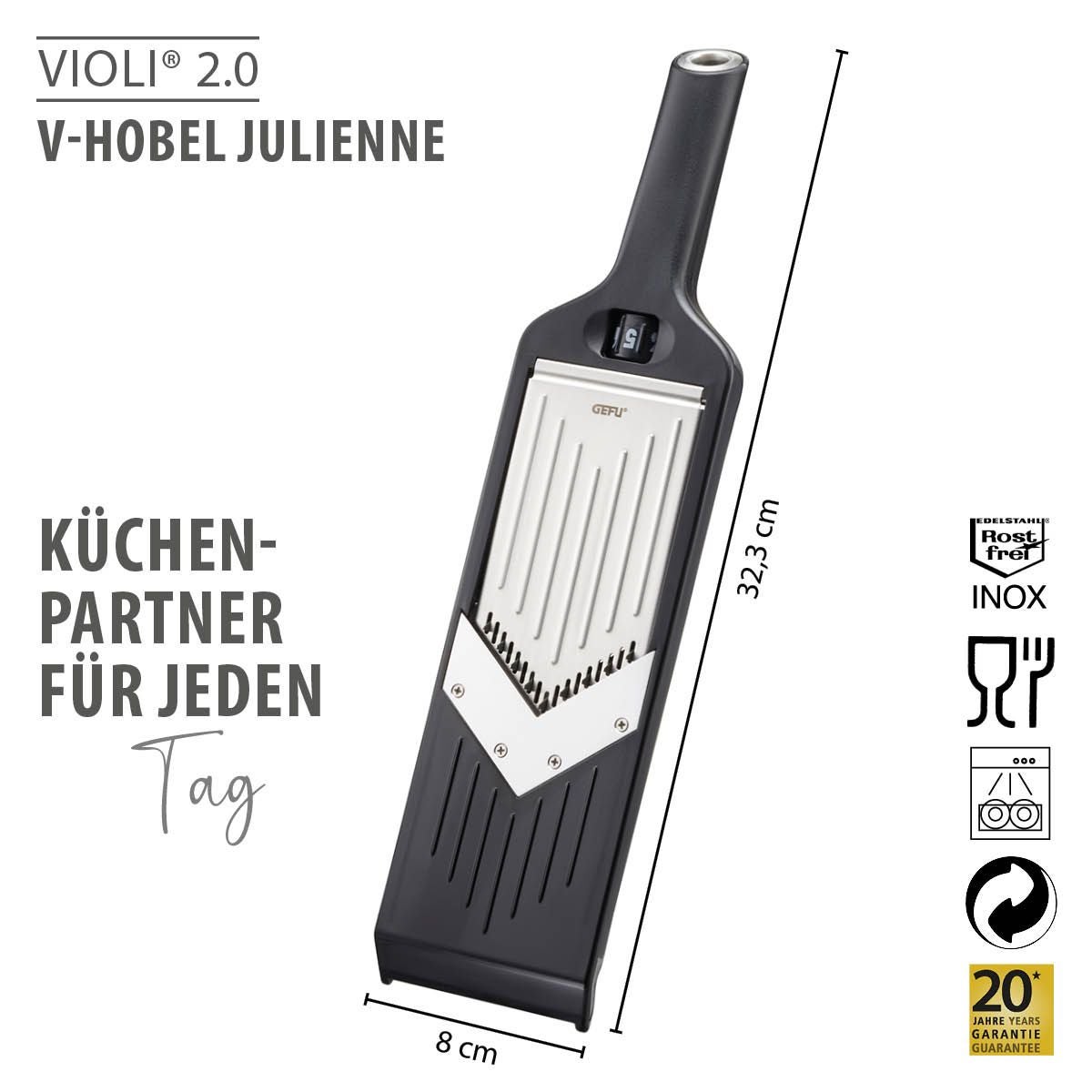 V-Hobel Julienne VIOLI 2.0