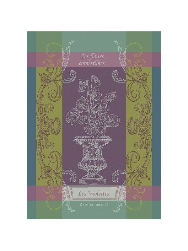 Geschirrtuch LES VIOLETTES violet (Die Veilchen) Geschirrtuch LES VIOLETTES violet (Die Veilchen)