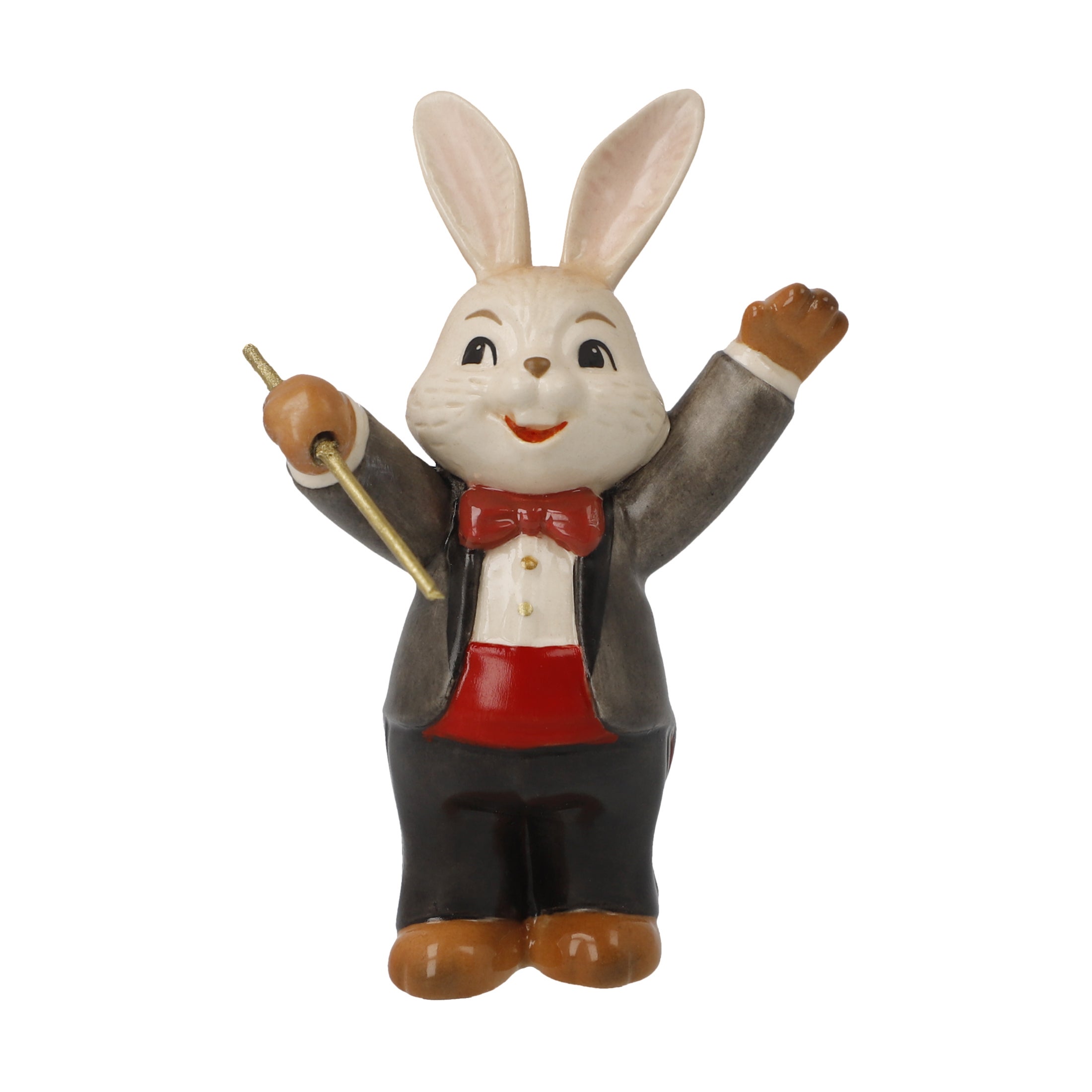 Hase "Genialer Dirigent" 8cm (Kleine Musikanten)