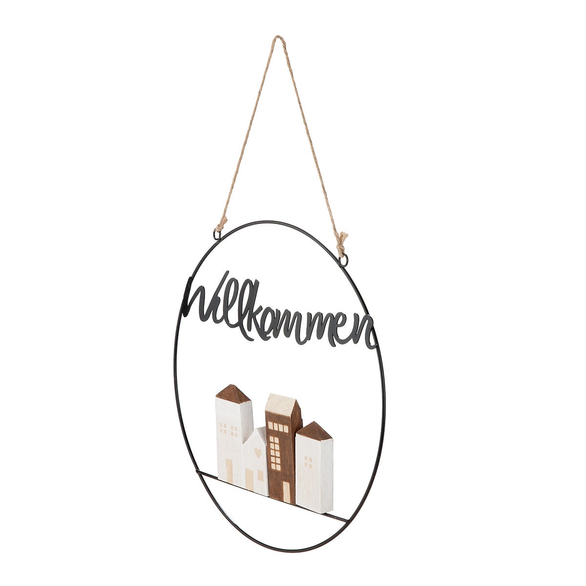 Hänger "Willkommen - City" Ø25cm