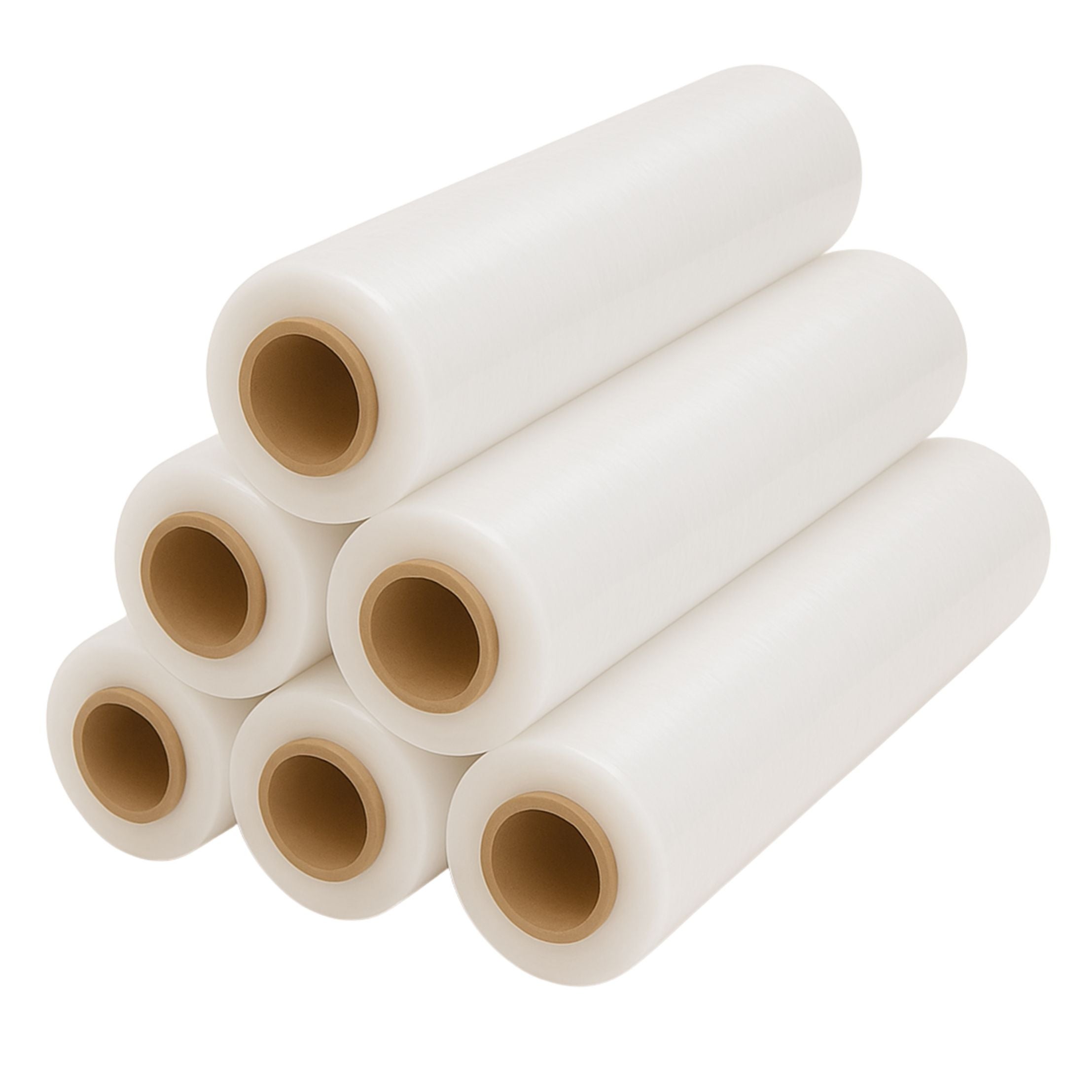 6 x Stretchfolie 50cm 2,5kg 23my weiß