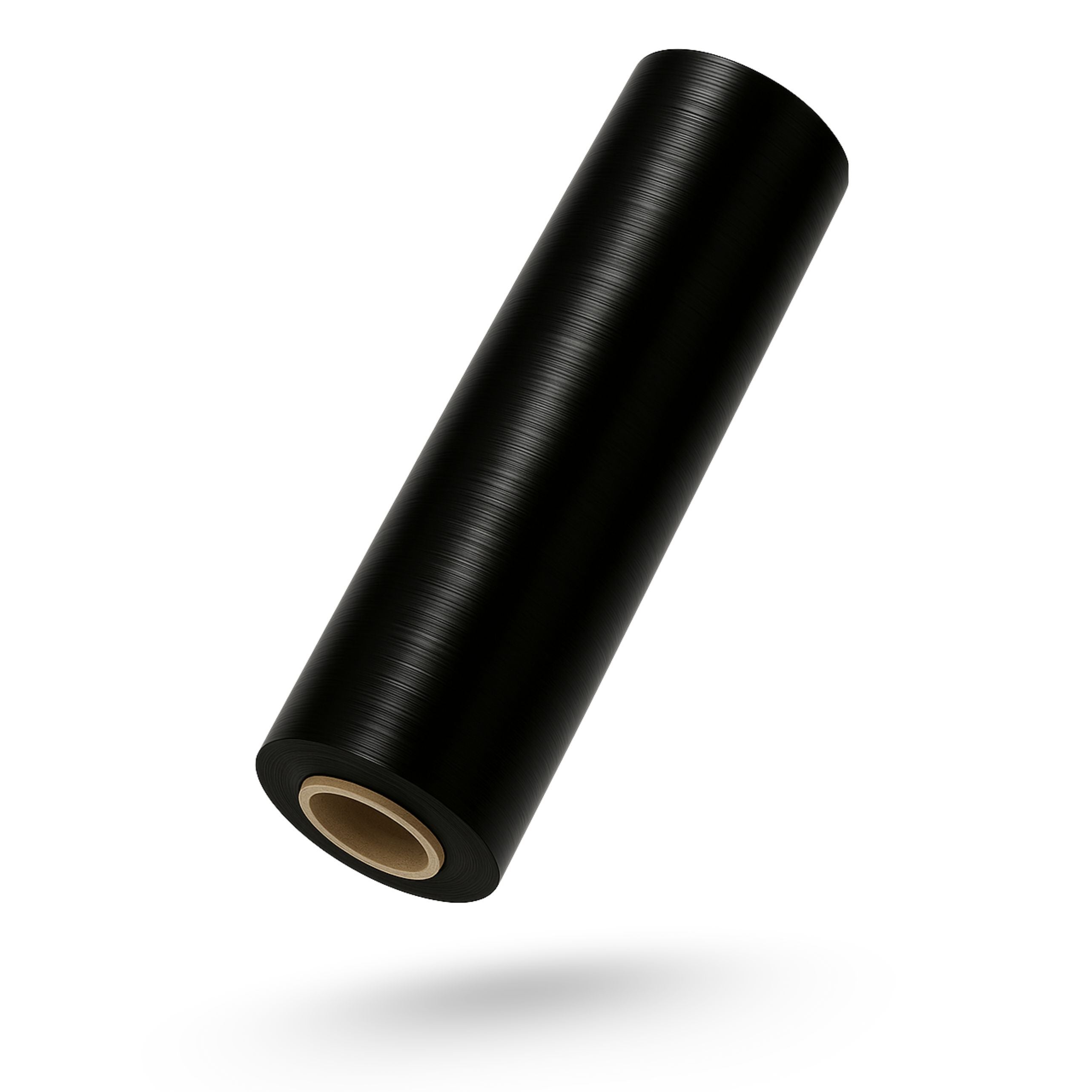Stretchfolie, 2,5 kg Rolle, 23 my, Verpackungsfolie (Schwarz) Stretchfolie, 2,5 kg Rolle, 23 my, Verpackungsfolie (Schwarz)