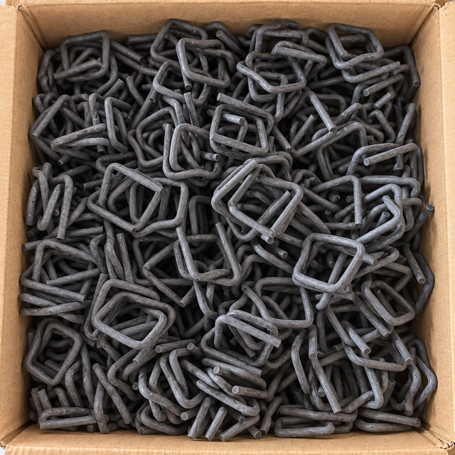 Freiziel® CB4F Draht-Verschlussklemmen phosphatiert, rutschfest | für Umreifungsband 13 mm | 1000 Stück
