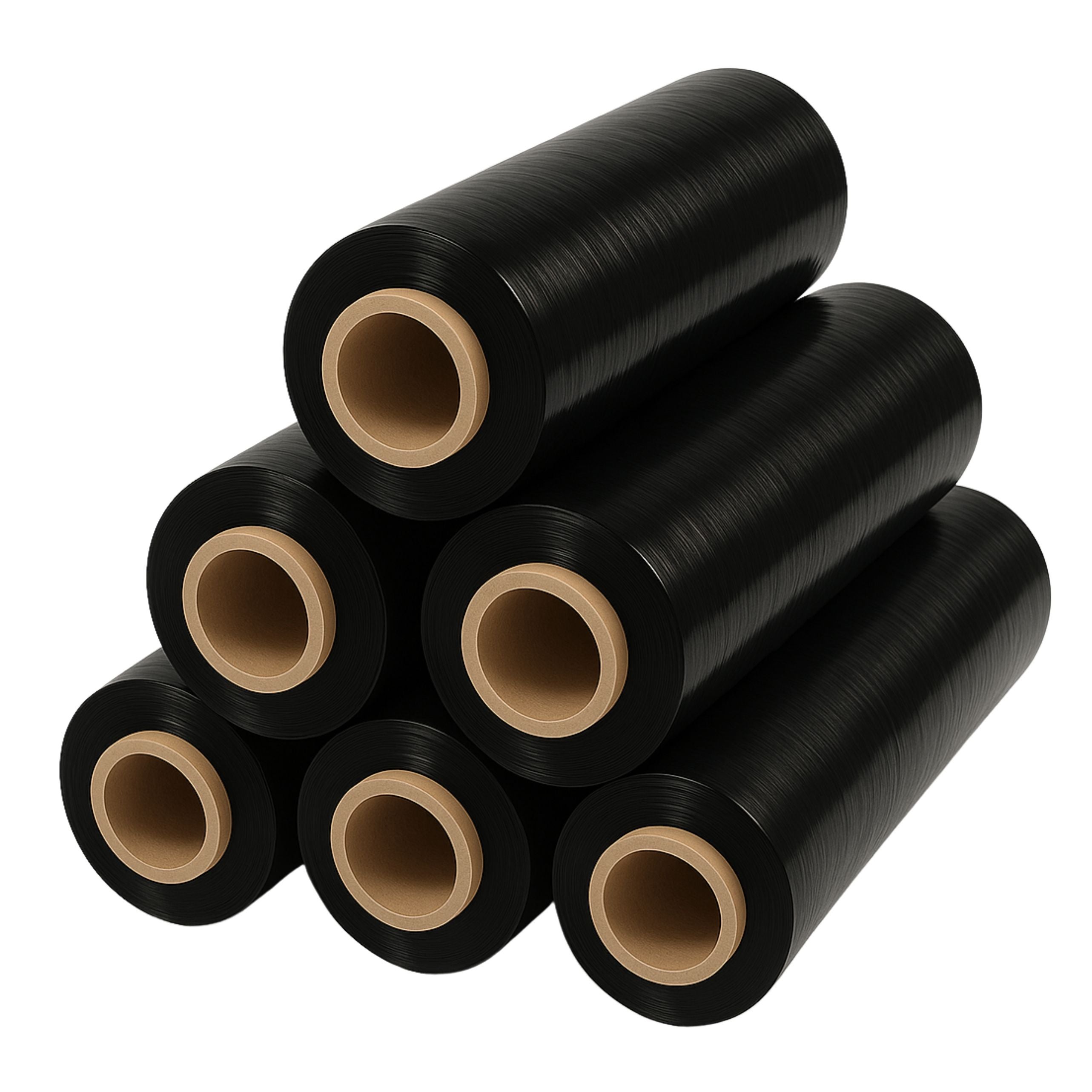 6 x Stretchfolie 50cm 2,5kg 23my schwarz 6 x Stretchfolie 50cm 2,5kg 23my schwarz