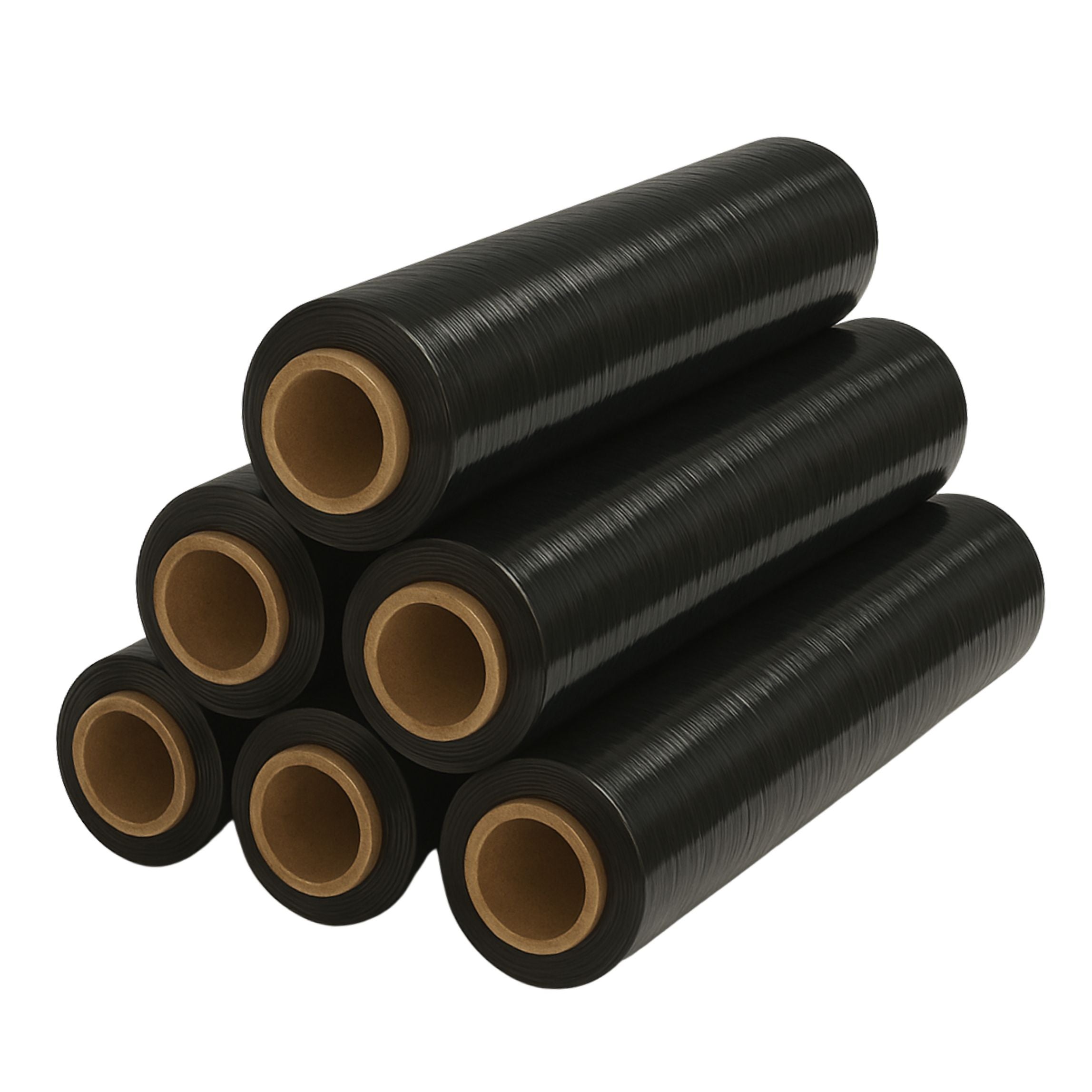 6 x Stretchfolie 50cm 1,5kg 23my schwarz