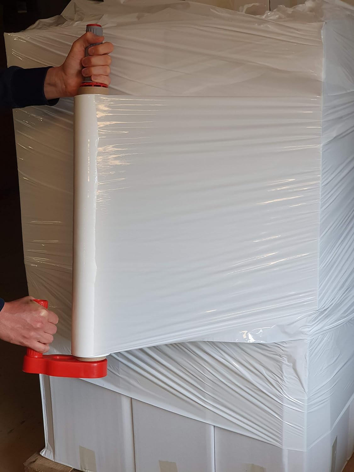 6 x Stretchfolie 50cm 2,5kg 23my weiß