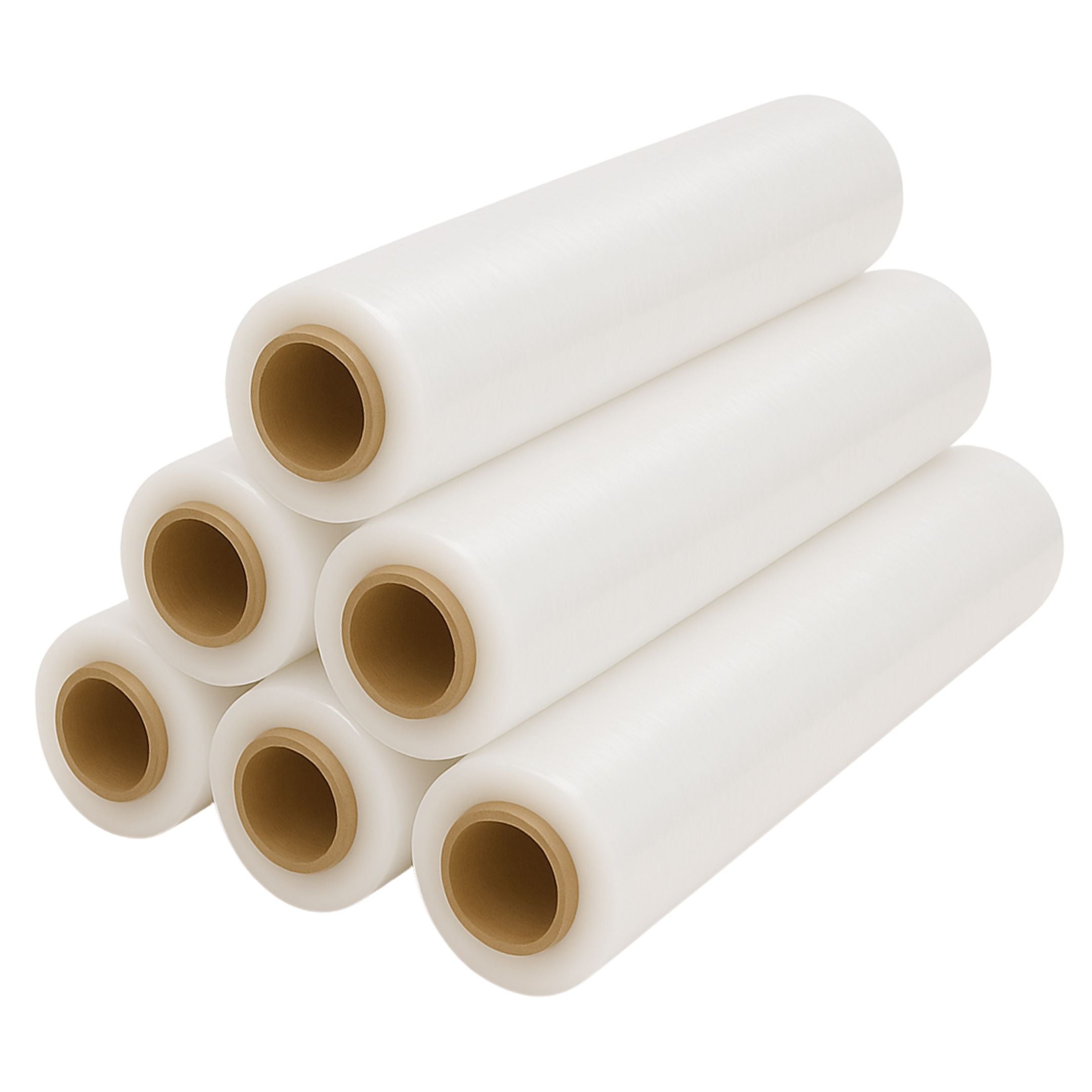 6 x Stretchfolie 50cm 1,5kg 23my weiß
