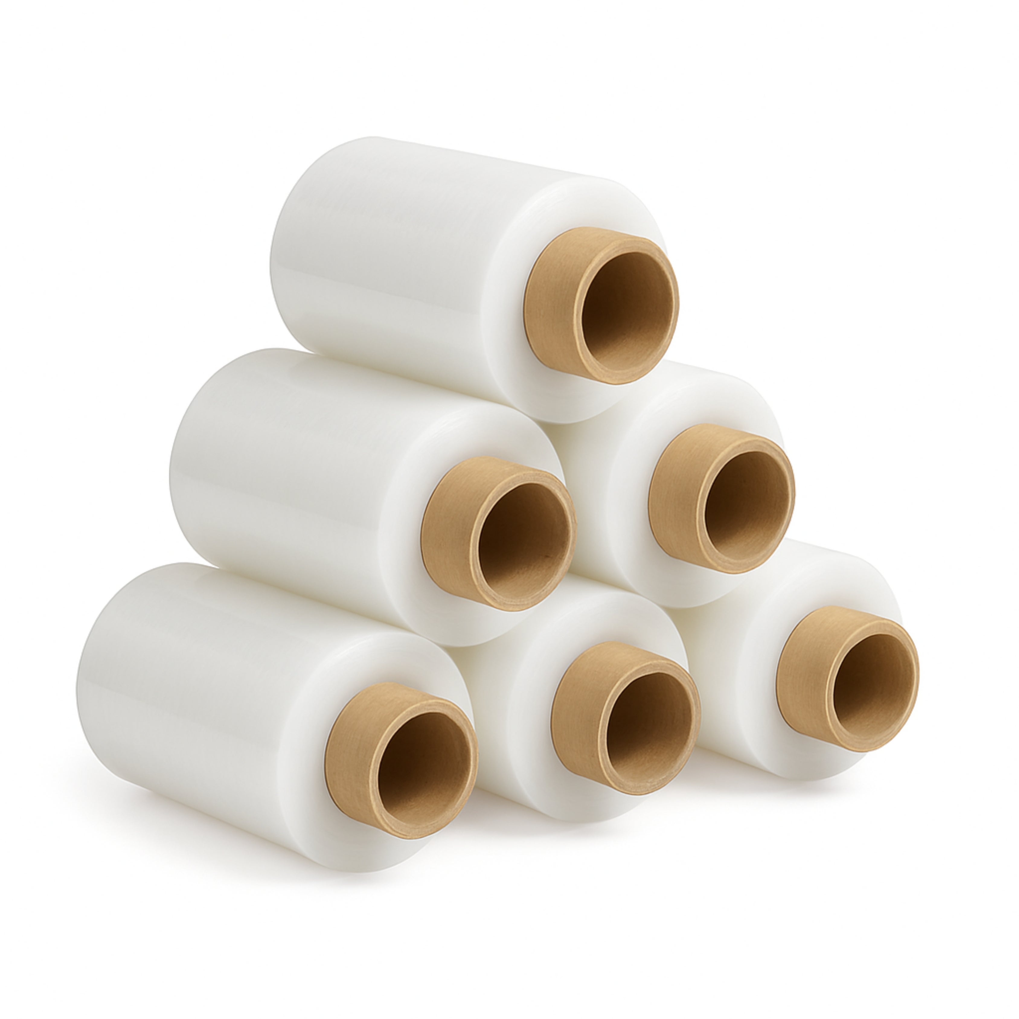 6x Mini Stretchfolie 10 cm Rollen 23 my (weiss)