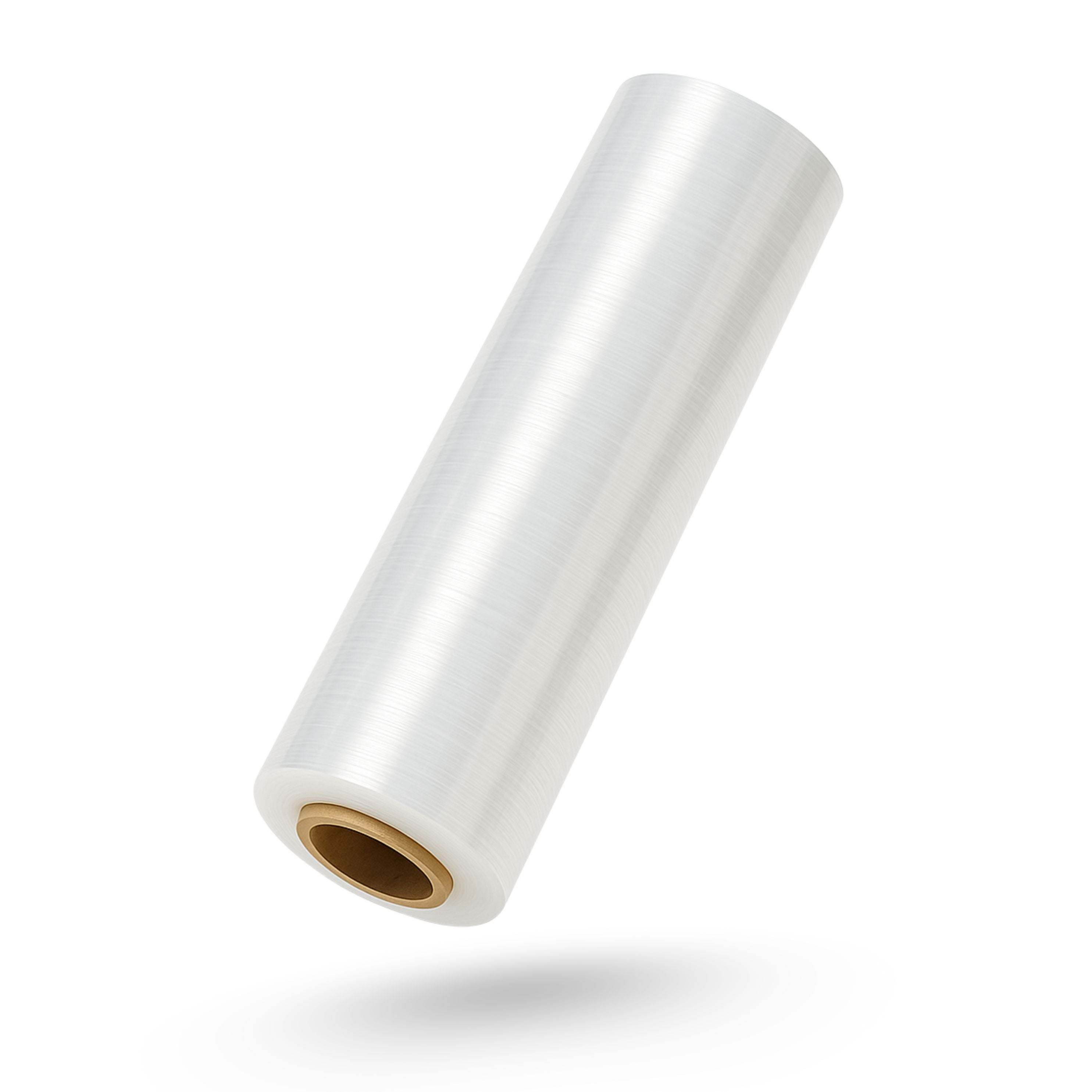 Stretchfolie, 2,5 kg Rolle, 23 my, Verpackungsfolie (Transparent) Stretchfolie, 2,5 kg Rolle, 23 my, Verpackungsfolie (Transparent)