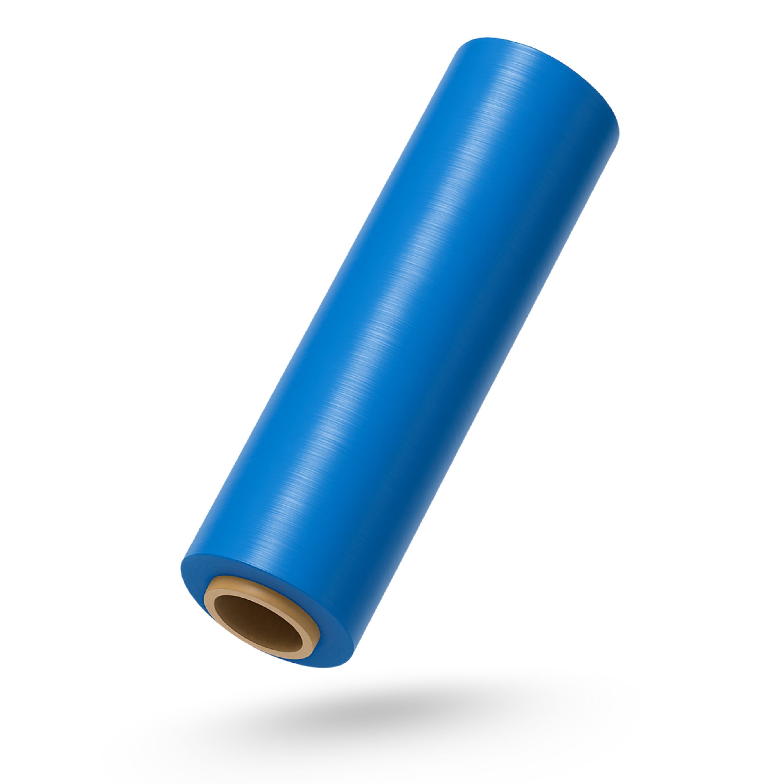 Stretchfolie, 2,5 kg Rolle, 23 my, Verpackungsfolie (Blau) Stretchfolie, 2,5 kg Rolle, 23 my, Verpackungsfolie (Blau)