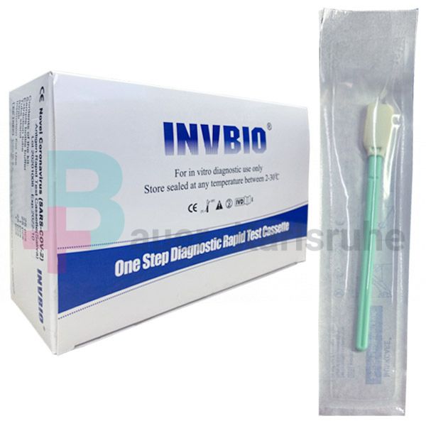 INVBIO Saliva/Lolly Test - Prefilled