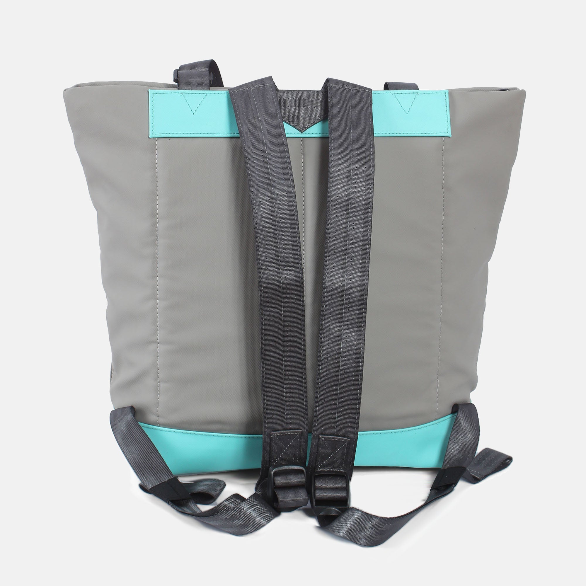 Simse 7.1 shopper-backpack mint-fog grey back