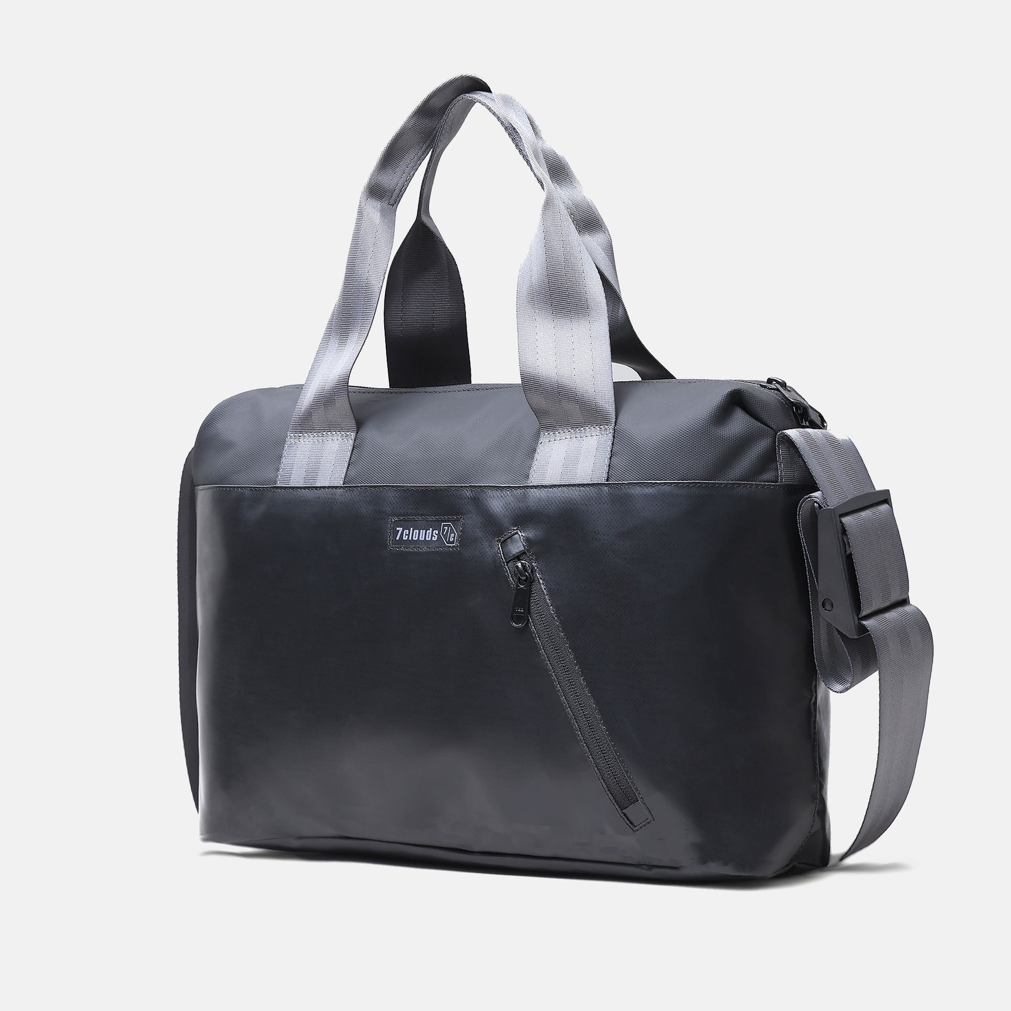 7clouds Erkan 7.1 black Laptop Messenger black seitlich